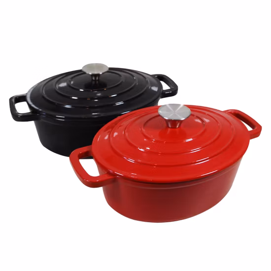 中国からの 3.4qt エナメル鋳鉄ソース ポット調理器具メーカー
